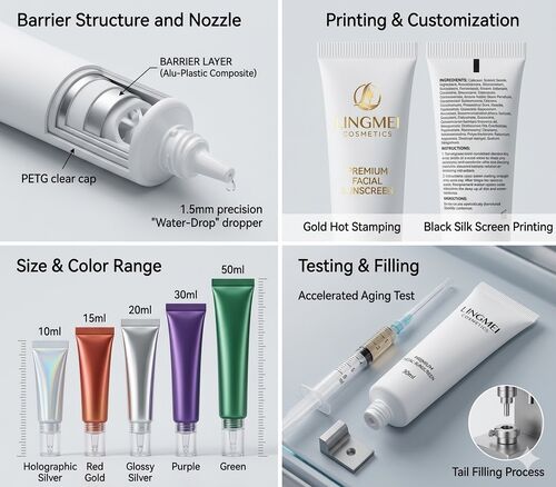 Latest company case about High-End Sunscreen Formulas – A Technical Analysis of 2-Layer vs. 5-Layer Precision Tubes