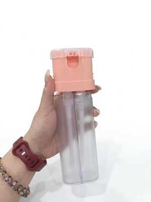 Quality  150 ml dual-chamber cosmetic bottle (75 ml + 75 ml) – 75 ml x 2 with single-spout dispensing  for a  cosmetic product factory