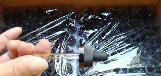 18/400 20/400 Dropper packaed into one single plastic bag for essential oil bottles