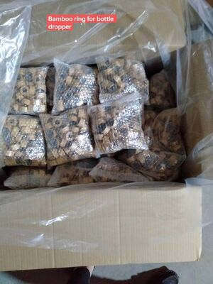 18/410, 20/410 black plastic  intermittent stripes  ring with  black frosted rubber tip and a pointed amber graduated pipette