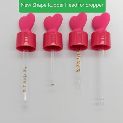 Wholesale New-Shape Essential Oil Bottle Droppers 18/400 18/410 20/400 20/410 with Premium Rubber Heads – Ideal for Packaging Suppliers & Brands