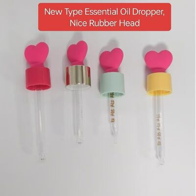 Wholesale New-Shape Essential Oil Bottle Droppers 18/400 18/410 20/400 20/410 with Premium Rubber Heads – Ideal for Packaging Suppliers & Brands