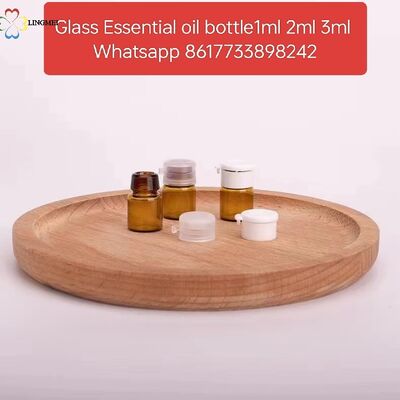 1ml 2ml 3ml Amber glass mugwort  essential oil bottle