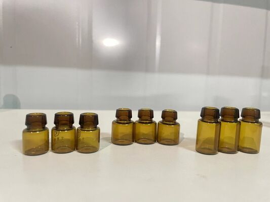 1ml 2ml 3ml Amber glass mugwort  essential oil bottle
