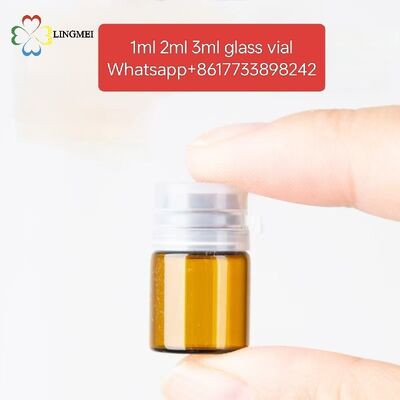 1ml 2ml 3ml Amber glass mugwort  essential oil bottle