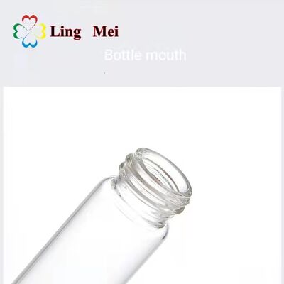 Glass Dram Vials 5ml 6ml 8ml 10ml 12ml 15ml Clear glass vials with aluminum cap for subpackage