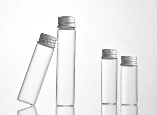 Glass Dram Vials 5ml 6ml 8ml 10ml 12ml 15ml Clear glass vials with aluminum cap for subpackage