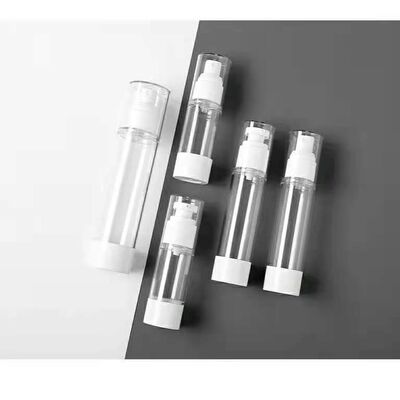Airless Travel subpackage bottle for cosmetic liquid and gel