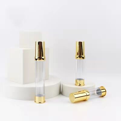 Airless silver bottle,airless gold aluminum bottle,airless AS bottle 30ml