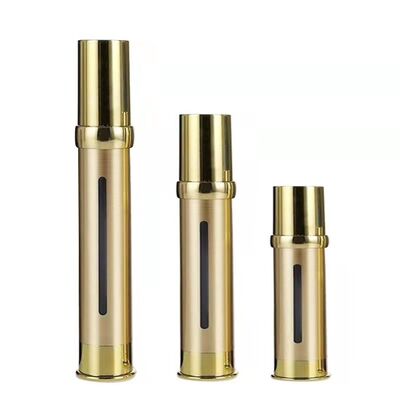 Airless silver bottle,airless gold aluminum bottle,airless AS bottle 30ml
