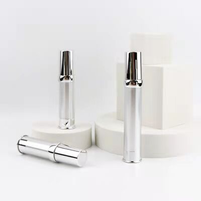 Airless silver bottle,airless gold aluminum bottle,airless AS bottle 30ml