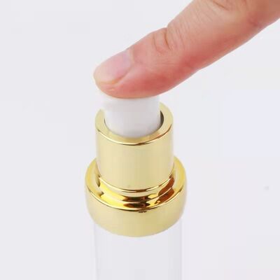 Airless silver bottle,airless gold aluminum bottle,airless AS bottle 30ml