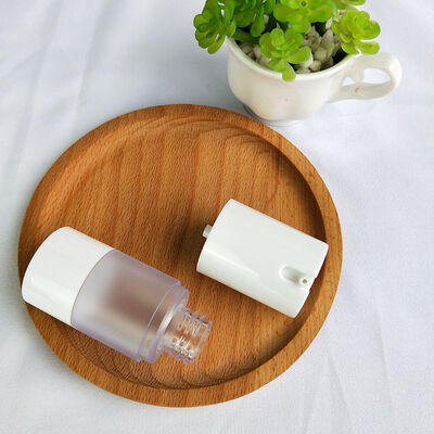 15 30 50ml matte type U shape airless cream bottle