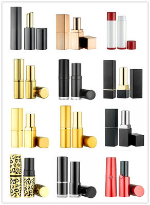 Cosmetic empty pantone color lipstick tube refillable lip balm container