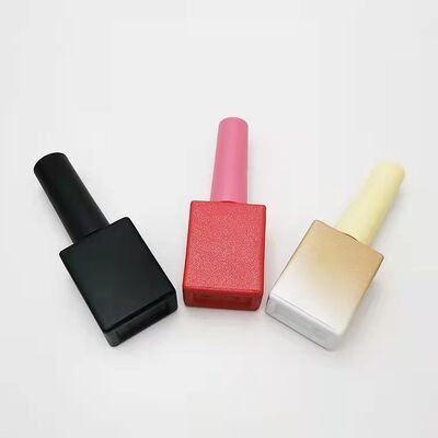 5ml 10ml 15ml empty  Refillable glass gel Nail polish bottle with Brush and cap