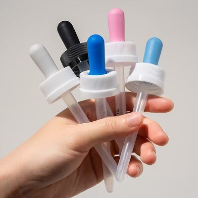 100ml PE bottle with 24mm Neck Child Lock ring & 1ml per squeeze Rubber & Plastic Graduated Pipette for medical syrups