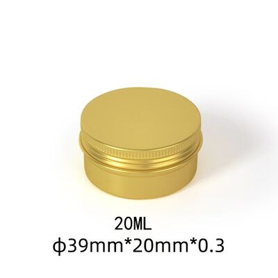 5ml 10ml 15ml 20ml 30ml 50ml 60ml 80ml 100ml Aluminum jar for candle products, cosmetics cream