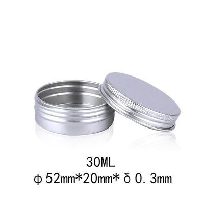 5ml 10ml 15ml 20ml 30ml 50ml 60ml 80ml 100ml Aluminum jar for candle products, cosmetics cream