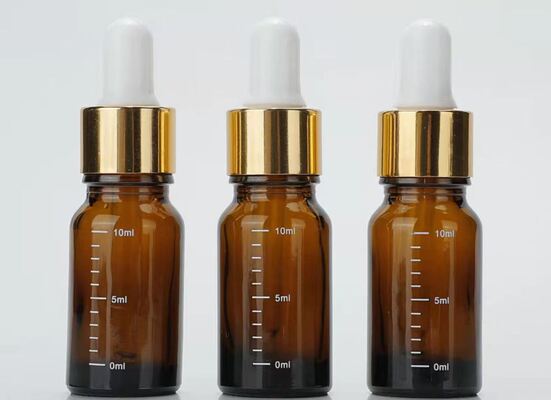 Precision Measured Essential Oil Bottles: Amber, Clear & Transparent Frosted Glass Vials with Accurate Scale Lines
