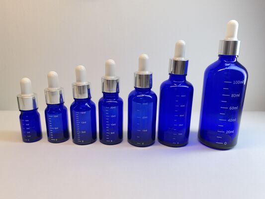 Premium Customizable Glass Essential Oil Bottles | 5ml-100ml Dropper Bottles with Multi-Material Caps & Scale Options