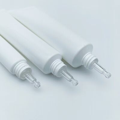 Empty Refillable Cosmetic Squeeze Sunscreen Tube with Precision Dropper Tip & PETG Clear Cap – Available in 10ml, 15ml, 20ml,30ml,50ml etc.