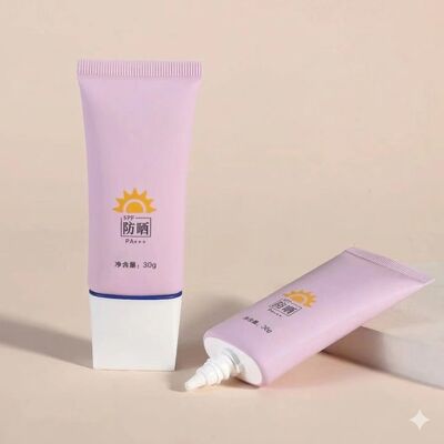 High-Barrier 5-Layer PE Sunscreen Soft Tube with Precision Water Dropper Cap