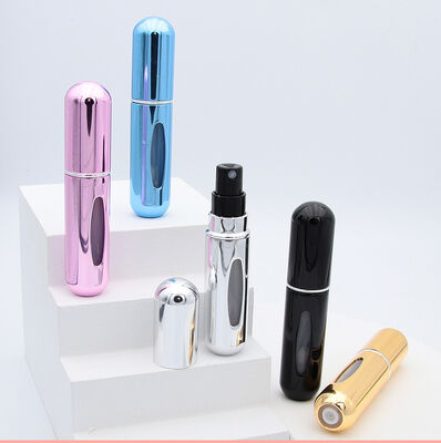 5ml Portable Bottom-Refill Perfume Atomizer – Leak-Proof Aluminum Travel Spray Bottle for Fragrance