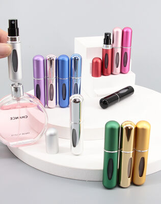 5ml Portable Bottom-Refill Perfume Atomizer – Leak-Proof Aluminum Travel Spray Bottle for Fragrance