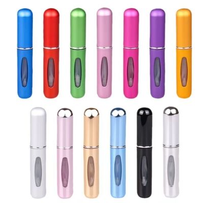 5ml Portable Bottom-Refill Perfume Atomizer – Leak-Proof Aluminum Travel Spray Bottle for Fragrance
