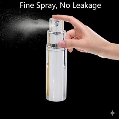 Premium Portable Aluminum Perfume bottle: The Ultimate Refillable Spray Bottle for Travel (5ml / 10ml)