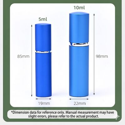 Premium Portable Aluminum Perfume bottle: The Ultimate Refillable Spray Bottle for Travel (5ml / 10ml)