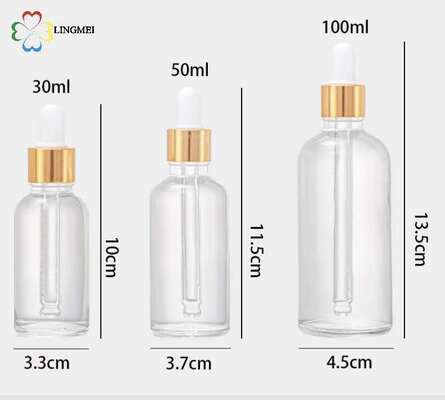 Frosted Glass Essential Oil Dropper Bottles – Premium Serum & Cosmetic Packaging with Basket Cap (5ml-100ml)