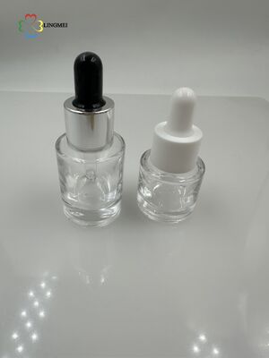 5ml 10ml 15ml 20ml 30ml 50ml 100ml Square and Round Glass Dropper Bottles Cosmetic Serum Essential Oil Packaging Wholesale