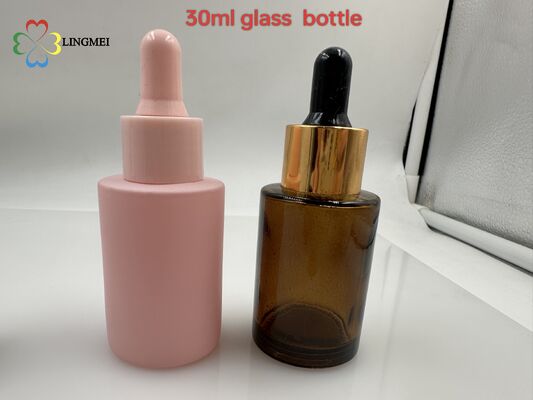 5ml 10ml 15ml 20ml 30ml 50ml 100ml Square and Round Glass Dropper Bottles Cosmetic Serum Essential Oil Packaging Wholesale