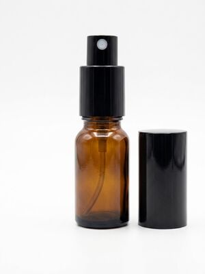 Wholesale Amber Glass Spray Bottle 5ml, 10ml, 15ml, 20ml, 30ml, 50ml, 100ml and Cosmetic Lotion Pump Bottles with 18mm neck Bird Mouth Pump for Essential Oils and Serums
