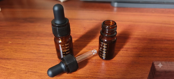 Wholesale Amber Graduated Glass Dropper Bottles Bulk, 5ml-120ml Essential Oil Serum Bottles Manufacturer
