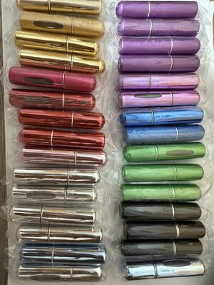 5ml & 10ml Portable Bottom Fill Perfume Atomizer Bottles — Refillable Travel Spray Bottles