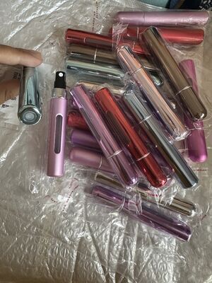 5ml & 10ml Portable Bottom Fill Perfume Atomizer Bottles — Refillable Travel Spray Bottles
