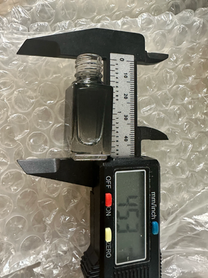 3ml 5ml 10ml 15ml Half transparent black perfume glass Square  bottle and Black to clear gradient perfume bottle with gradient design 