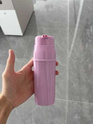 150 ml dual-chamber cosmetic bottle (75 ml + 75 ml) – 75 ml x 2 with single-spout dispensing  for a  cosmetic product