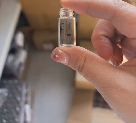 2ml 3ml 5ml 10ml glass Perfume bottle with mist spray inside Silicone Gasket and calibration ml silk print