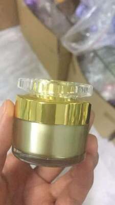 base cream expty glass jar  of 20g and 30g 50g empty fancy stylish foundation bottles