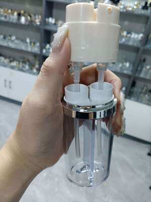15ml*2 and 25ml*2 and 50ml*2 and 75ml*2 double tube  cosmetic cream bottles 